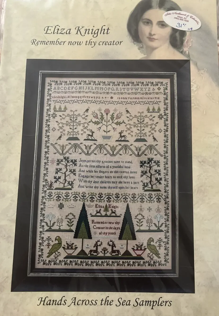 New Hands Across The Sea ELIZA KNIGHT Remember Know Thy Creator Sampler Chart